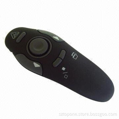 Laser Presenter with Mouse, 5mW Class III Laser Output, Made of Plastic, 15m Control Distance